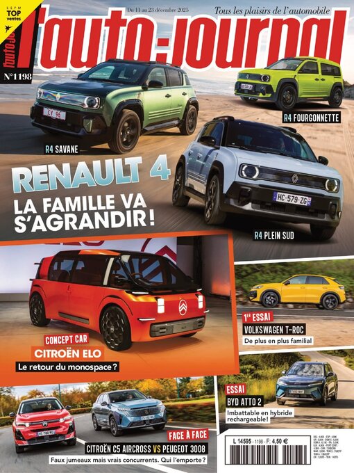 Title details for L'auto Journal by Editions Mondadori Axel Springer (EMAS) - Available